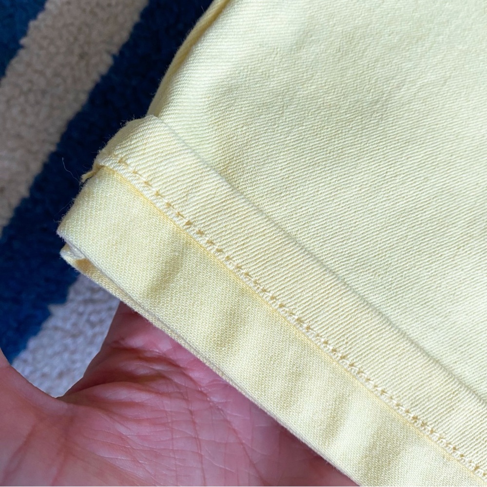 π CASUAL LEMON MID RISE COTTON JEAN SHORTS! - Picture 8 of 10
